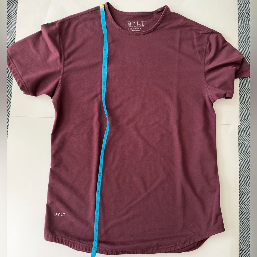 EUC BYLT men’s drop cut short sleeve t shirt tee mens size Large L